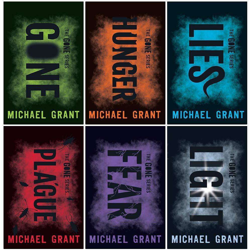 Gone Series 6-Book Collection Set by Michael Grant – Gripping YA Dystopian Science Fiction | Includes Light, Hunger, Lies, Plague & More