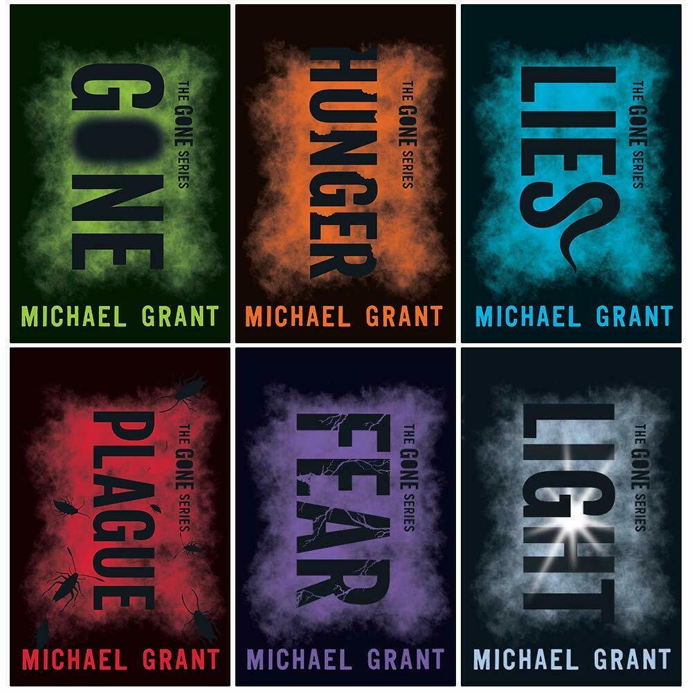 Gone Series Collection – 6 Book Box Set by Michael Grant (Includes: Hunger, Lies, Plague, Light) | YA Dystopian Adventure | Teen Fiction Paperback Set