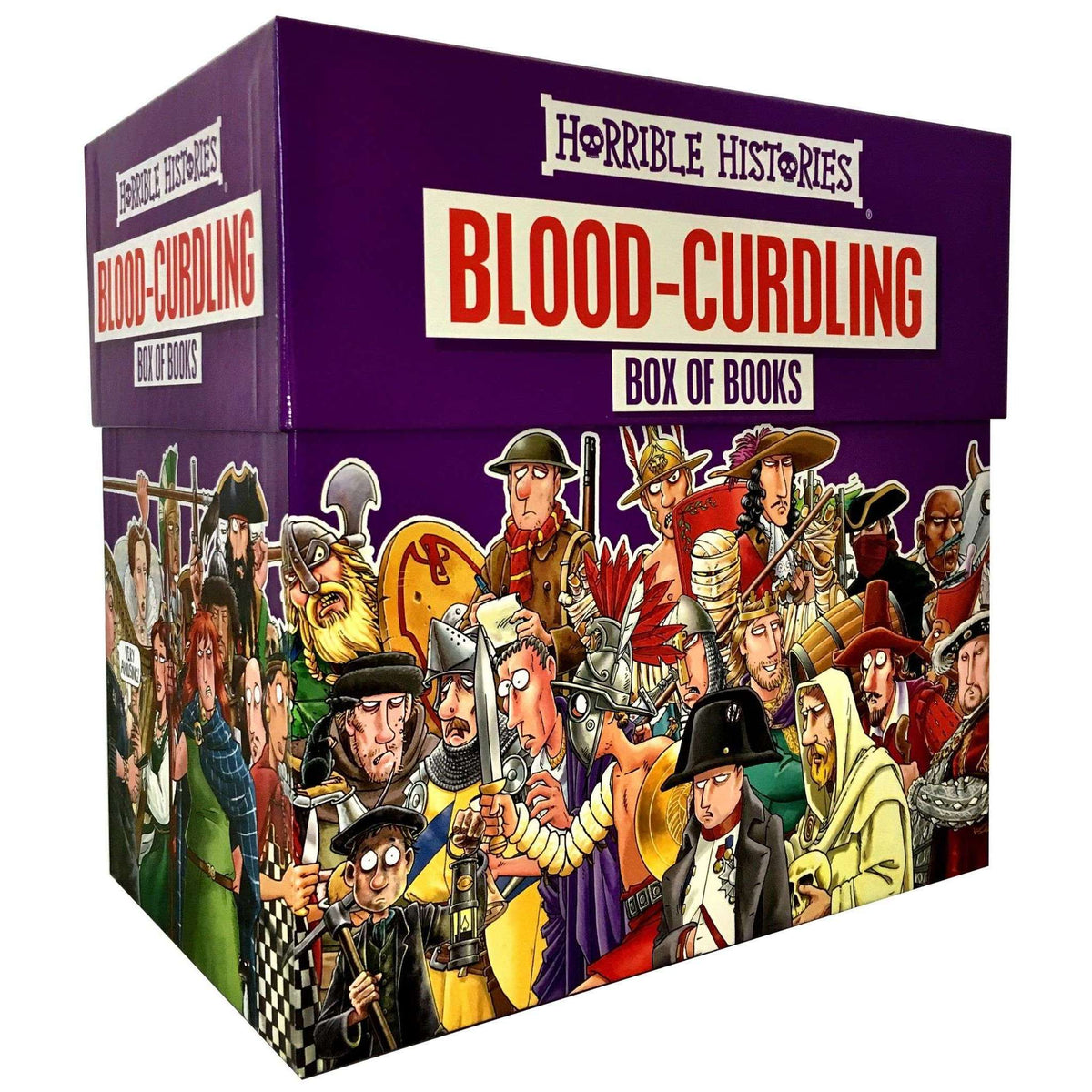 Horrible Histories 20 Book Box Set – Blood-Curdling History Collection by Terry Deary, Fun Educational Children's Books, Engaging Stories for12+ years