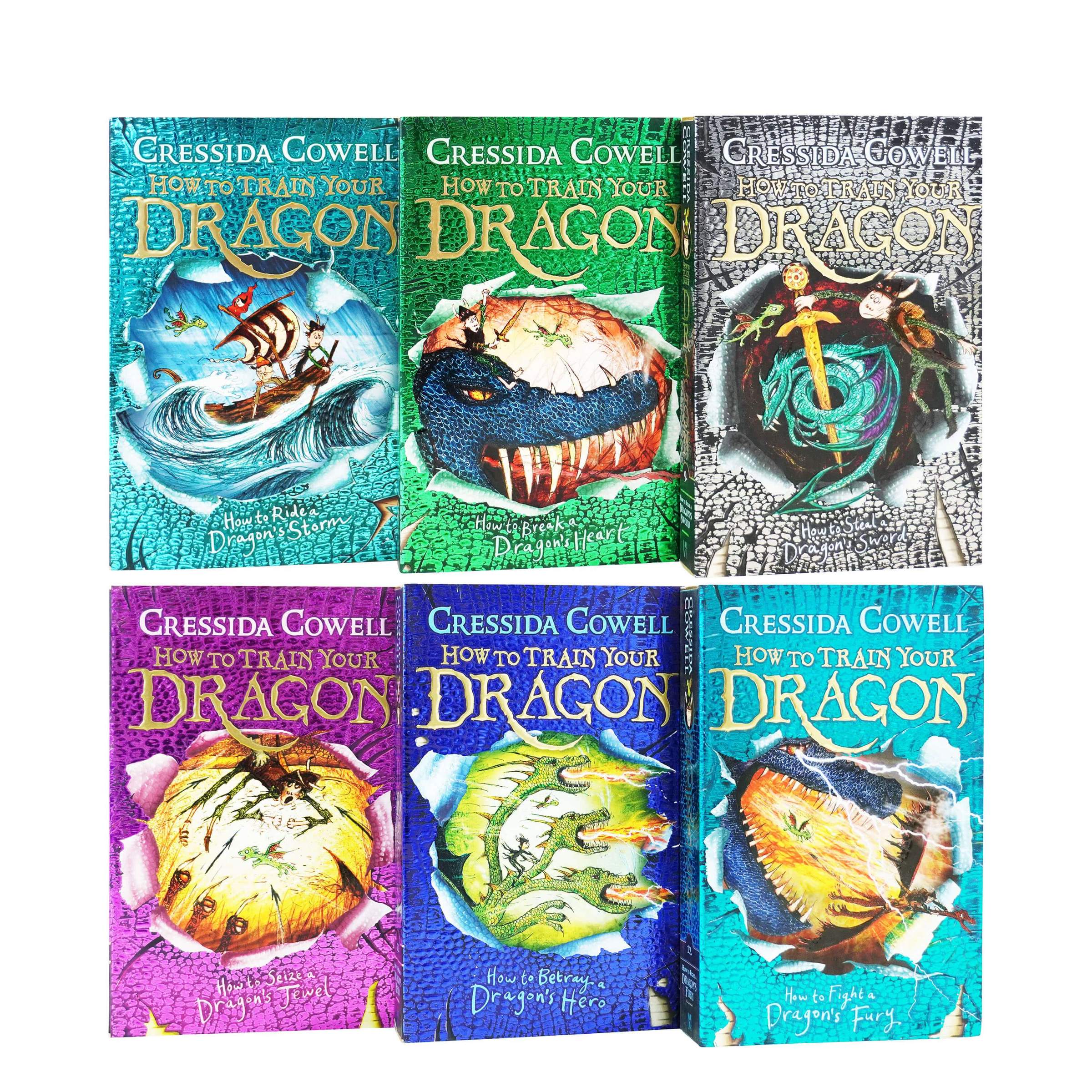 How to Train Your Dragon Books 7β12 Collection by Cressida Cowell β Children's Fantasy Adventure Series | Ages 9β14, Paperback Set, Illustrated Books