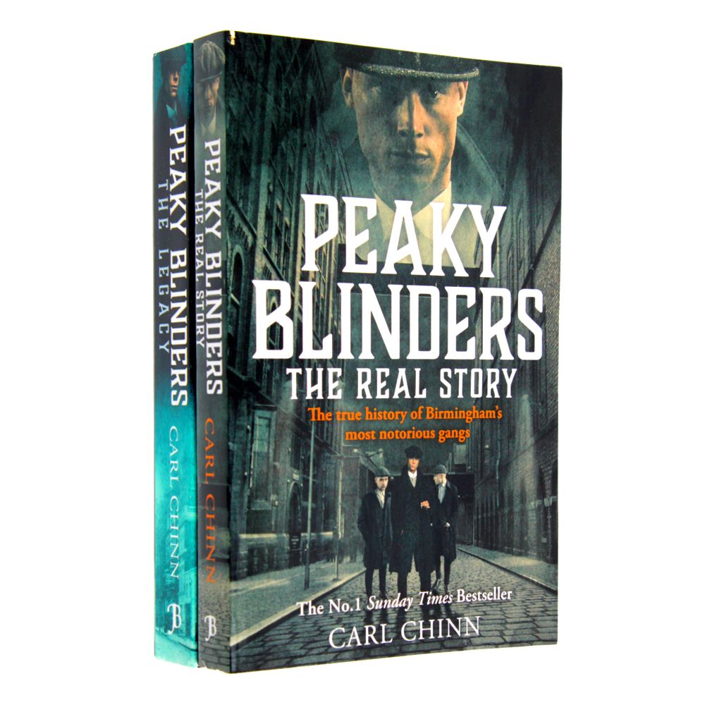 Peaky Blinders 2 Books Set Collection The Real Story of Birminghams Most Notorious Gangs & The Legacy by Carl Chinn