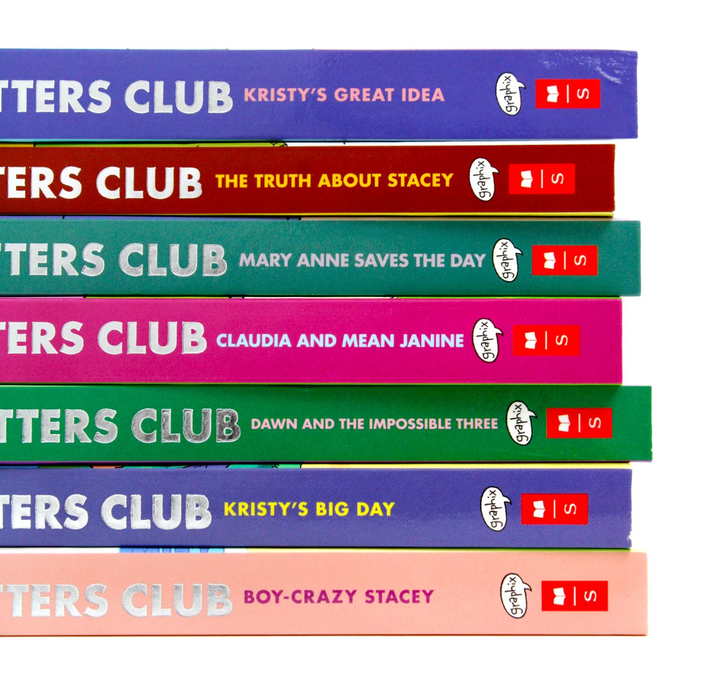 The Baby-Sitters Club Graphic Novels 7 Books Set Collection by Ann M. Martin (Paperback)