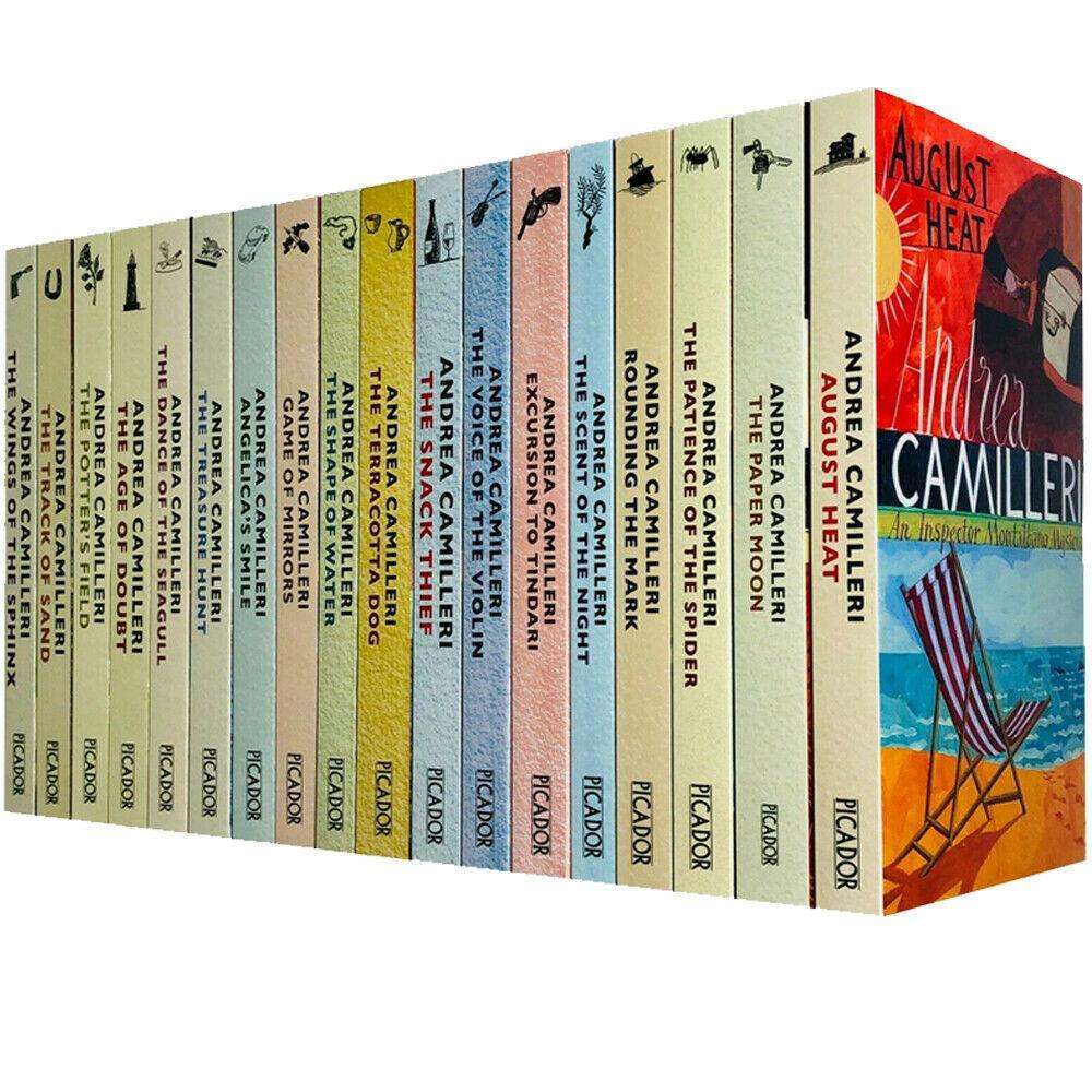 Inspector Montalbano 18 Books Set Collection By Andrea Camilleri