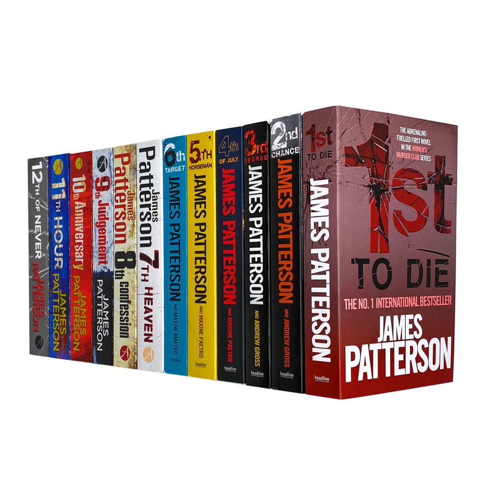 Women's Murder Club 12-Book Collection by James Patterson (Books 1-12) |Thriller, Mystery, Crime & Suspense Series | Bestselling Detective Fiction Set