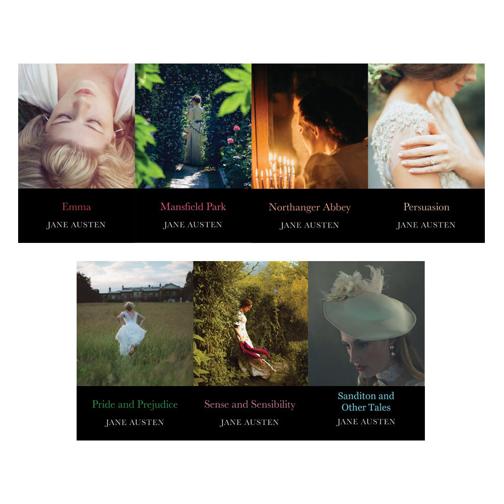 Jane Austen 7-Book Box Set | Classic Romance & British Literature Collection | Includes Pride & Prejudice, Emma, Sense & Sensibility & More