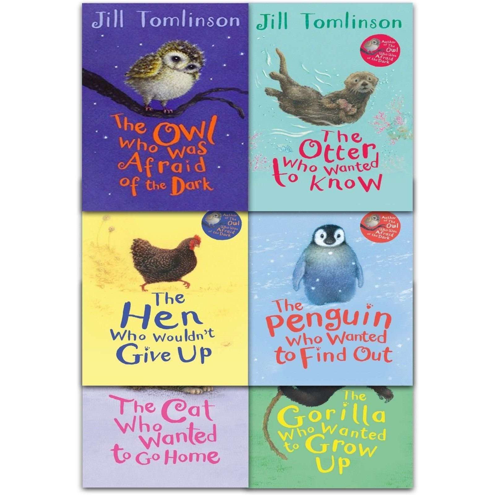 Jill Tomlinson’s Favourite Animal Tales 6 Book Collection Set – Children's Books Fiction Stories for Kids and Young Readers Adventure Reading Series