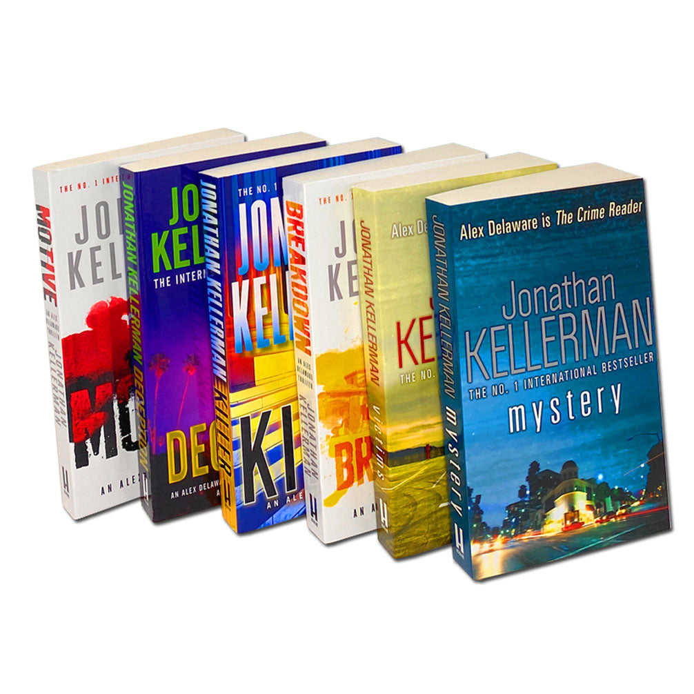 Jonathan Kellerman Collection 6 Book Set – Breakdown, Victims, Mystery, Motive, Deception, Killer | Crime Fiction, Thriller, Suspense, Bestsellers