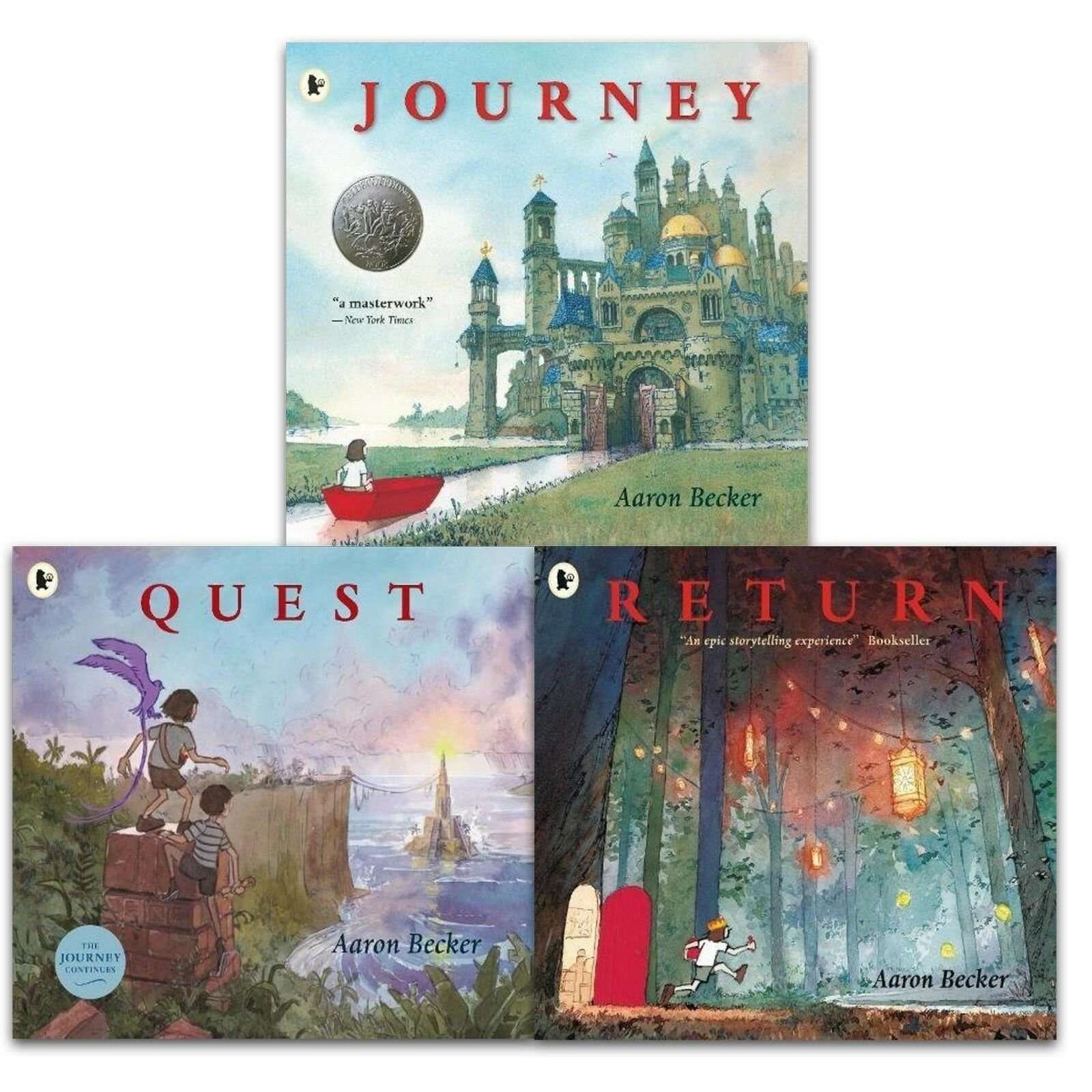 Journey Trilogy – Aaron Becker 3 Book Collection Set | Stunning Illustrated Adventure, Imaginative Storytelling & Creative Exploration for 5+ years