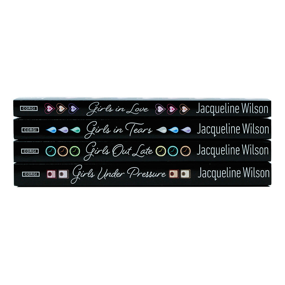 Jacqueline Wilson 4-Book Girls Series Collection | Girls in Love, Girls Out Late & More | Bestselling Fiction for Ages 10+, Popular Children's Author