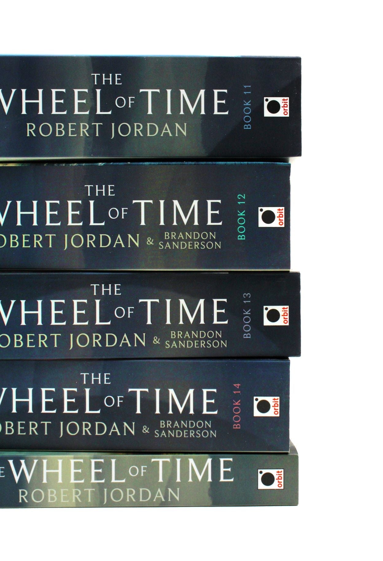 The Wheel of Time Series 3 by Robert Jordan- Books 11–14 & New Spring Collection Set | Paperback