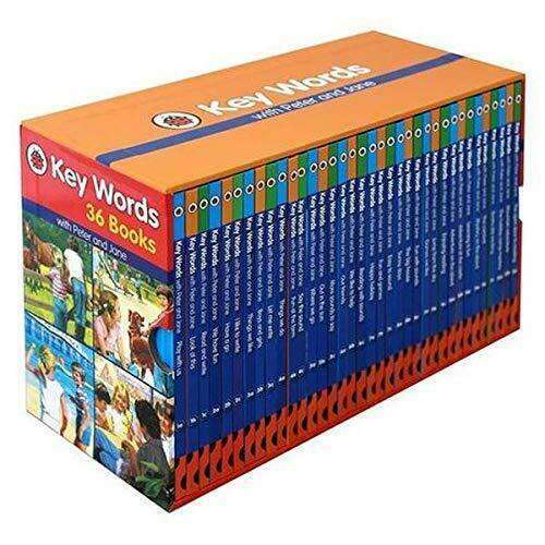 Ladybird Key Words with Peter and Jane – 36 Books Set | Educational Hardback Collection for Kids' Early Learning, Reading, Vocabulary & Literacy