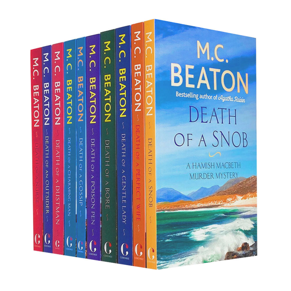 MC Beaton Hamish Macbeth Series 10 Books Collection Set – Mystery Fiction Paperback Novels Including Death of a Bore & Snob by Bestseller Author