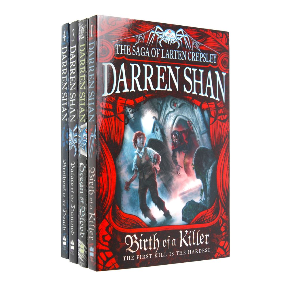 Darren Shan The Saga of Larten Crepsley – 4-Book Set | Vampire Fantasy Series for Young Adults with Action, Adventure, Fiction & Gripping Storytelling