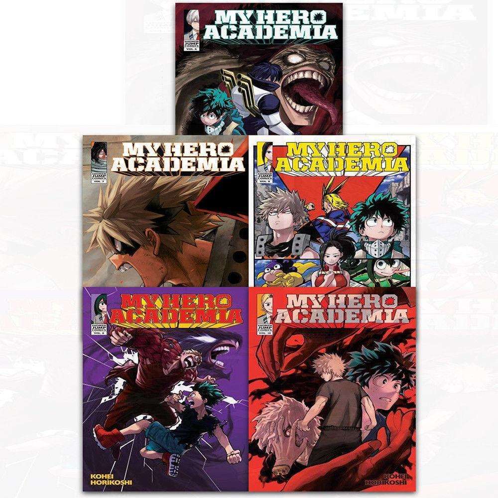 My Hero Academia Series 2 (Vol. 6–10) – 5 Book Collection Set by Kohei Horikoshi |Action-Packed Manga, Superheroes, Shonen, Graphic Novels, YA Fiction