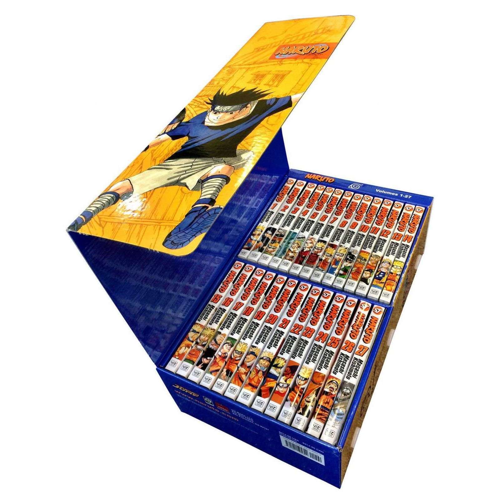 Naruto Box Set 1: 1-27 Book Complete Collection by Masashi Kishimoto | Manga, Graphic Novels, Adventure, Action, Fantasy, Anime Story for 12+ years