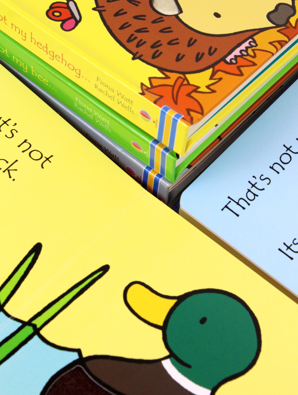 That's Not My Wildlife 5 Book Board Book Set by Fiona Watt, Duck, Fox, Hedgehog, Squirrel, Bee, Fun Interactive Early Learning for Babies and Toddlers