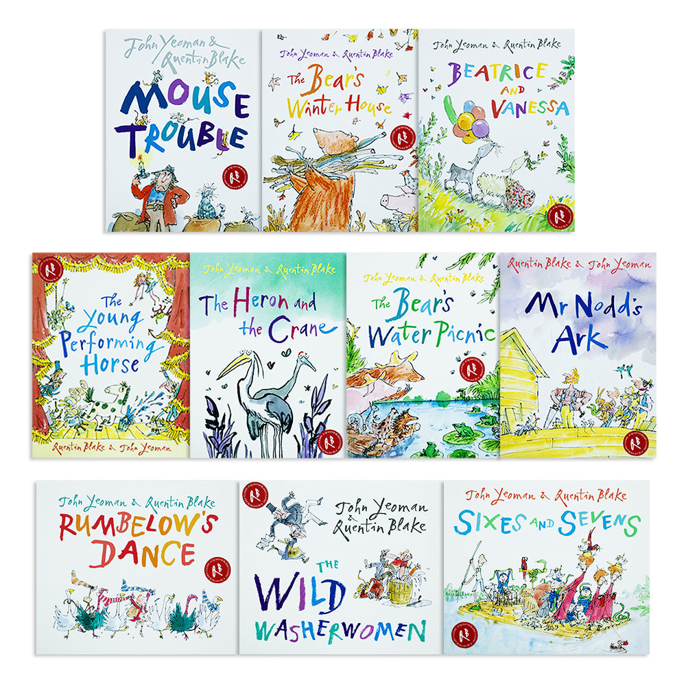 John Yeoman & Quentin Blake Children’s Classic Stories – 10-Book Set | Illustrated tales, fun learning, bedtime stories, read-aloud, 8+ years