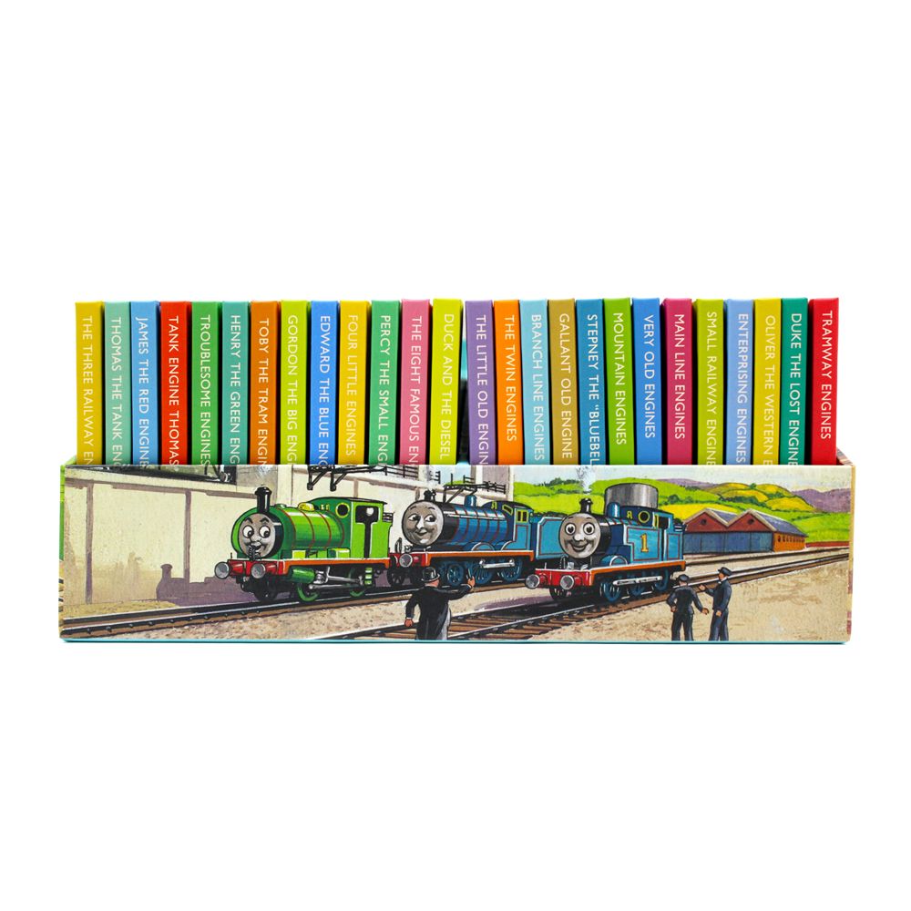Thomas the Tank Engine Railway Series – 26-Book Boxed Set Classic Edition by W. Awdry: Children's Adventure Stories, Hardback Books for Kids, Egmont