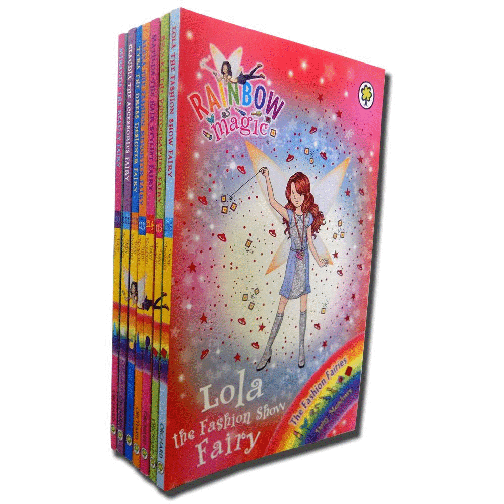 Rainbow Magic Fashion Fairies Collection Daisy Meadows 7 Books Set Ser
