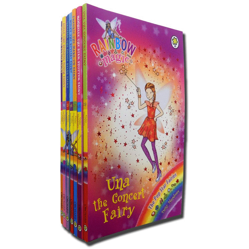 Rainbow Magic Pop Star Fairies Collection Daisy Meadows 7 Books Set Series 17 (Vol 113 - 119)