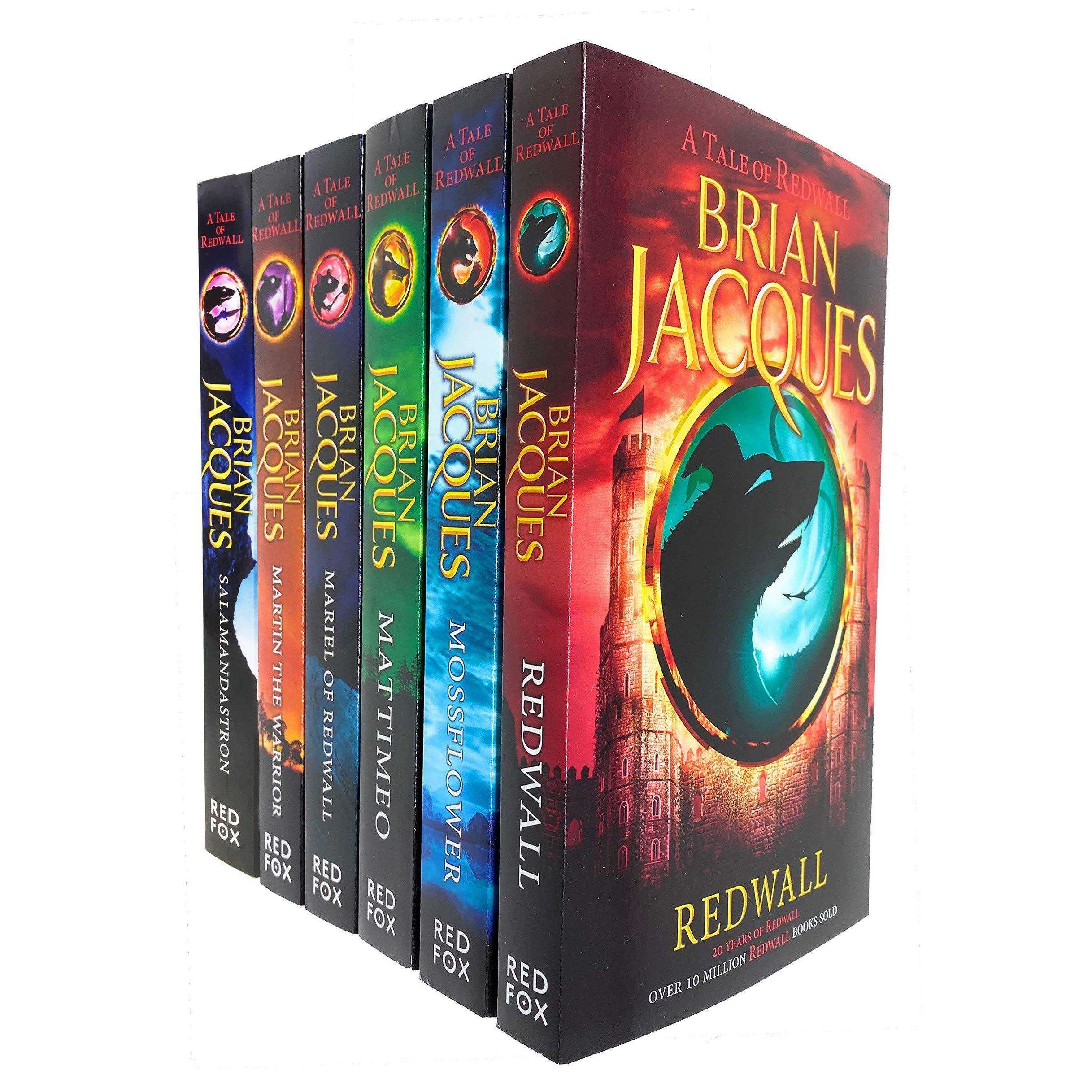 Redwall Book Series 1-6 Collection Set by Brian Jacques | Epic Fantasy Adventure with Talking Animals, Heroic Quests & Classic Tales for Young Readers