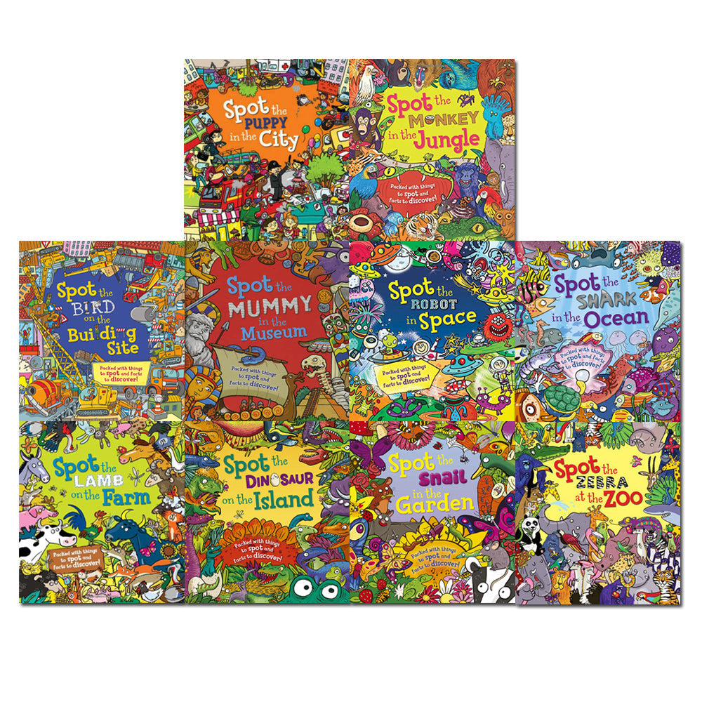 Spot The Series 10 Picture Books Collection Set | Fun & Educational Stories for Kids – Bright Illustrations, Learning, Adventure & Family Reading Time