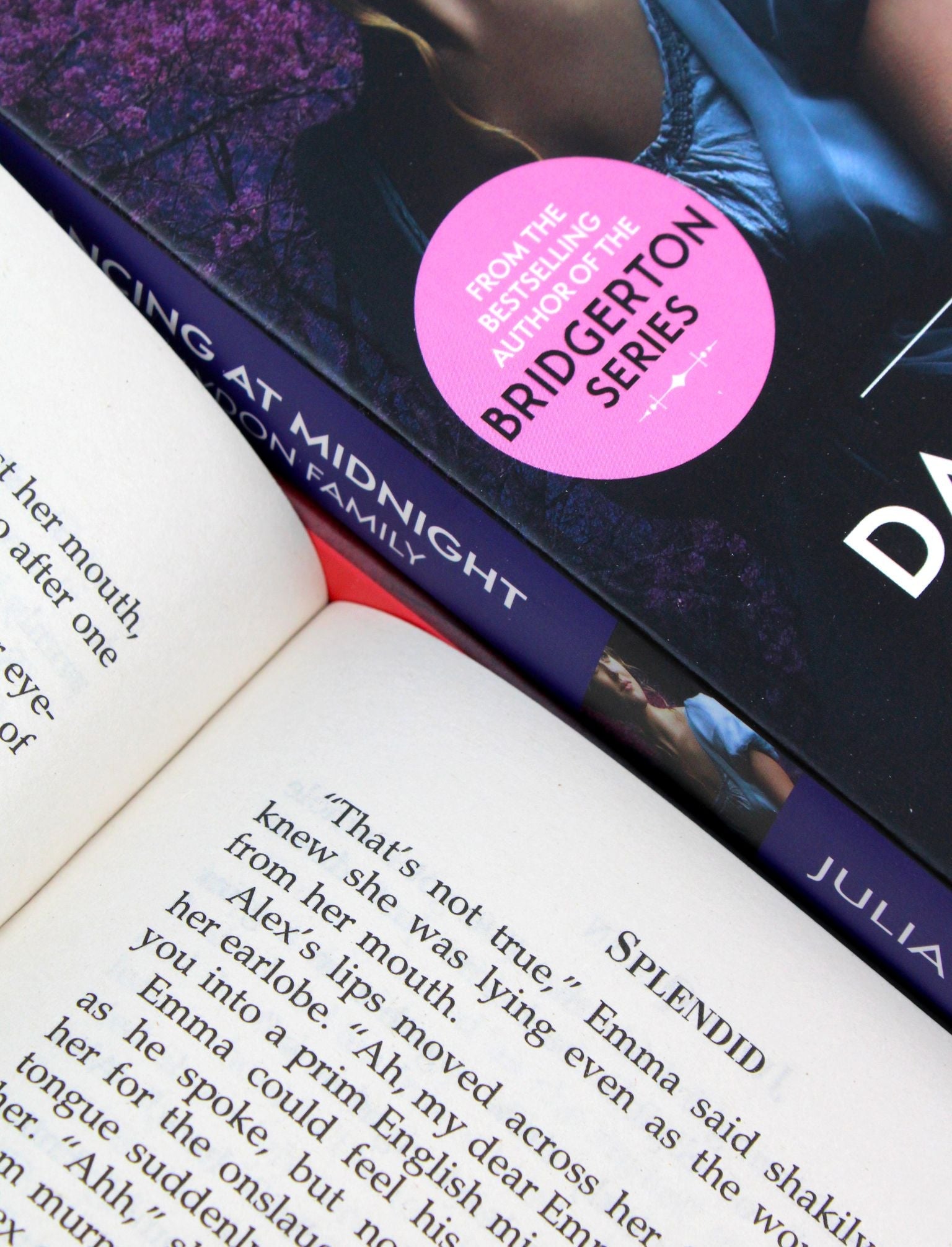 Photo of the Blydon Family Saga Text by Julia Quinn