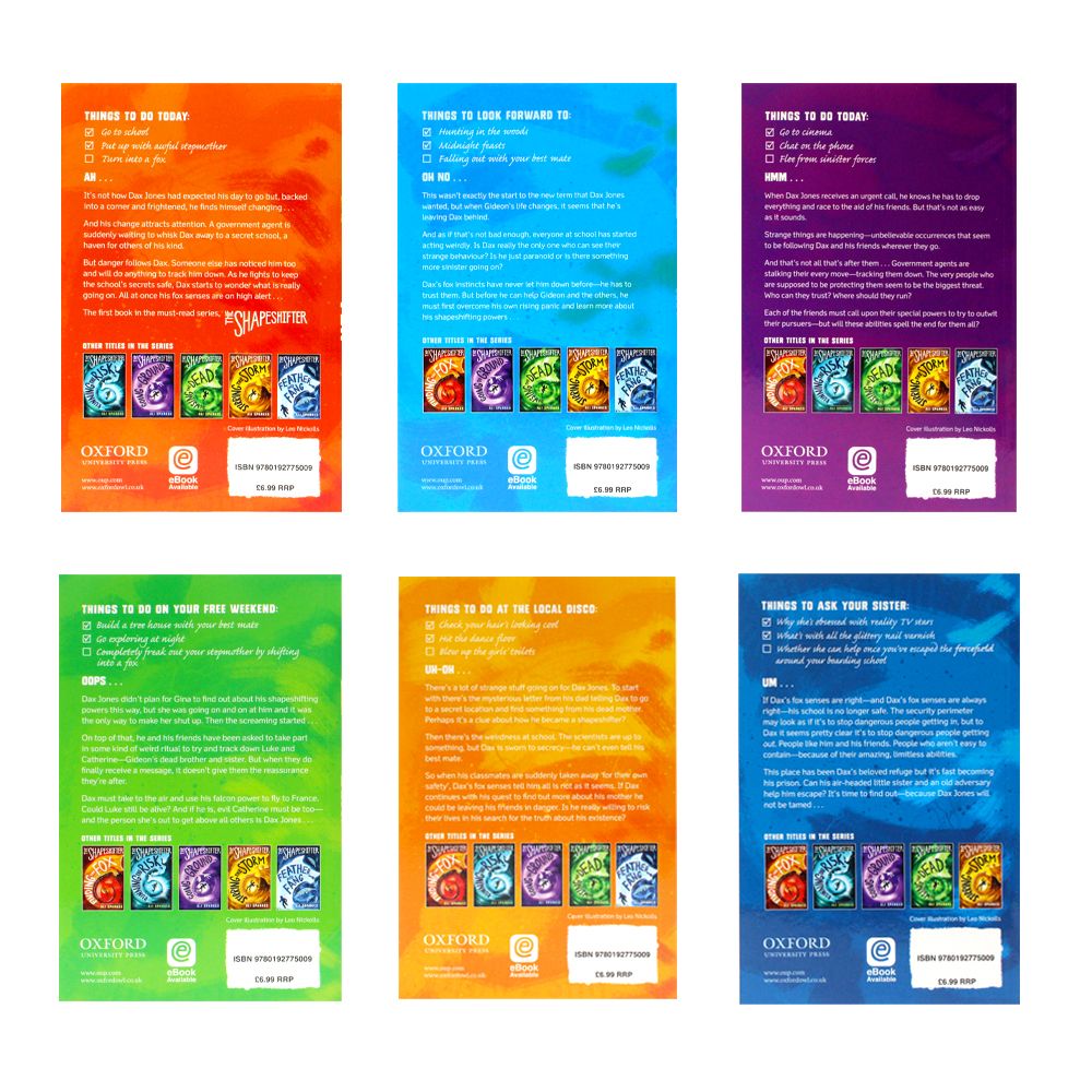 The Shapeshifter Series by Ali Sparkes – Complete 6 Book Collection Box Set | Children's Fantasy Adventure, Magical Creatures & Imaginative Stories