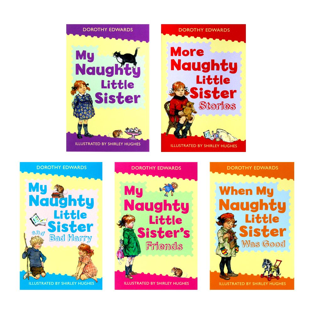 My Naughty Little Sister Series Collection by Dorothy Edwards– 5 Book Set | Humorous Children's Stories| Fun Reading for Kids & Young Readers