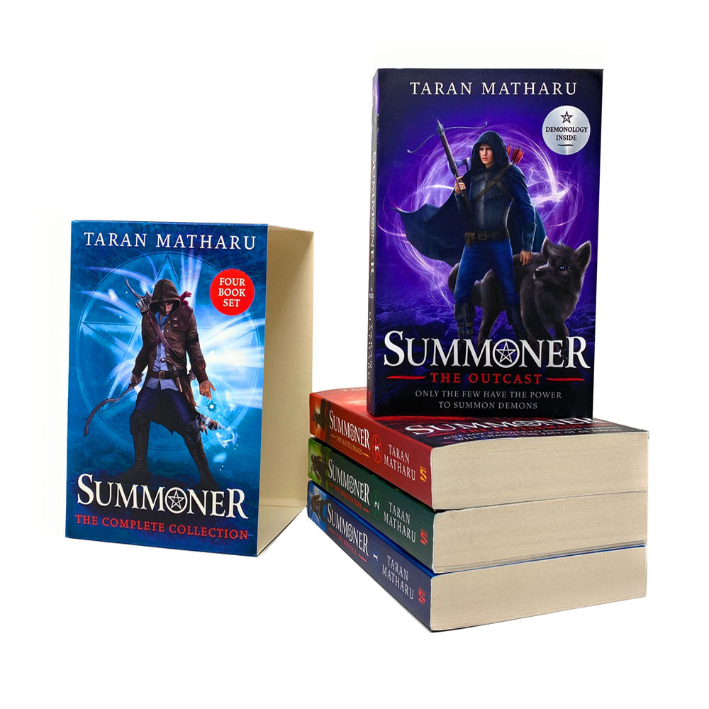 Taran Matharu Summoner Series 4 Book Collection Set – YA Fantasy Adventure with Magic, Epic Battles, Imaginative Fiction, Bestselling Paperback Novels