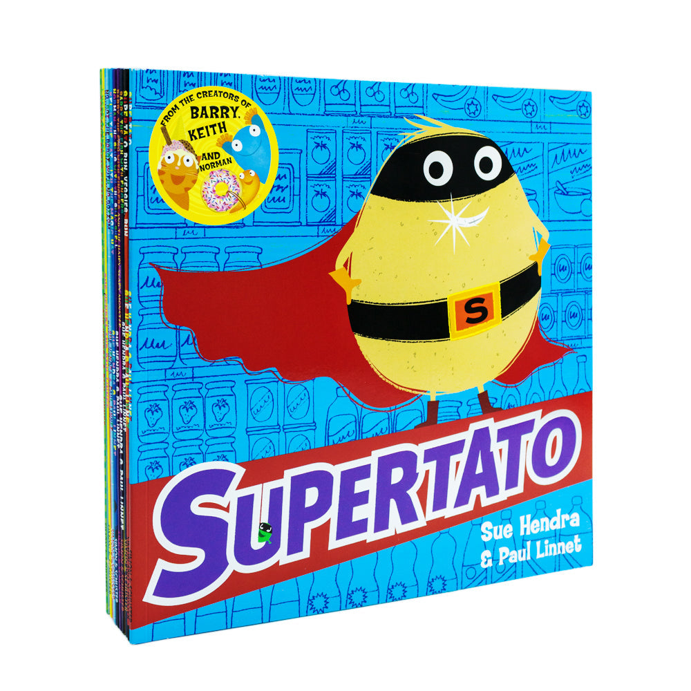 Supertato and Other Stories – 10 Book Set by Sue Hendra & Paul Linnet | Fun, illustrated children's books full of humor, adventure & reading for kids