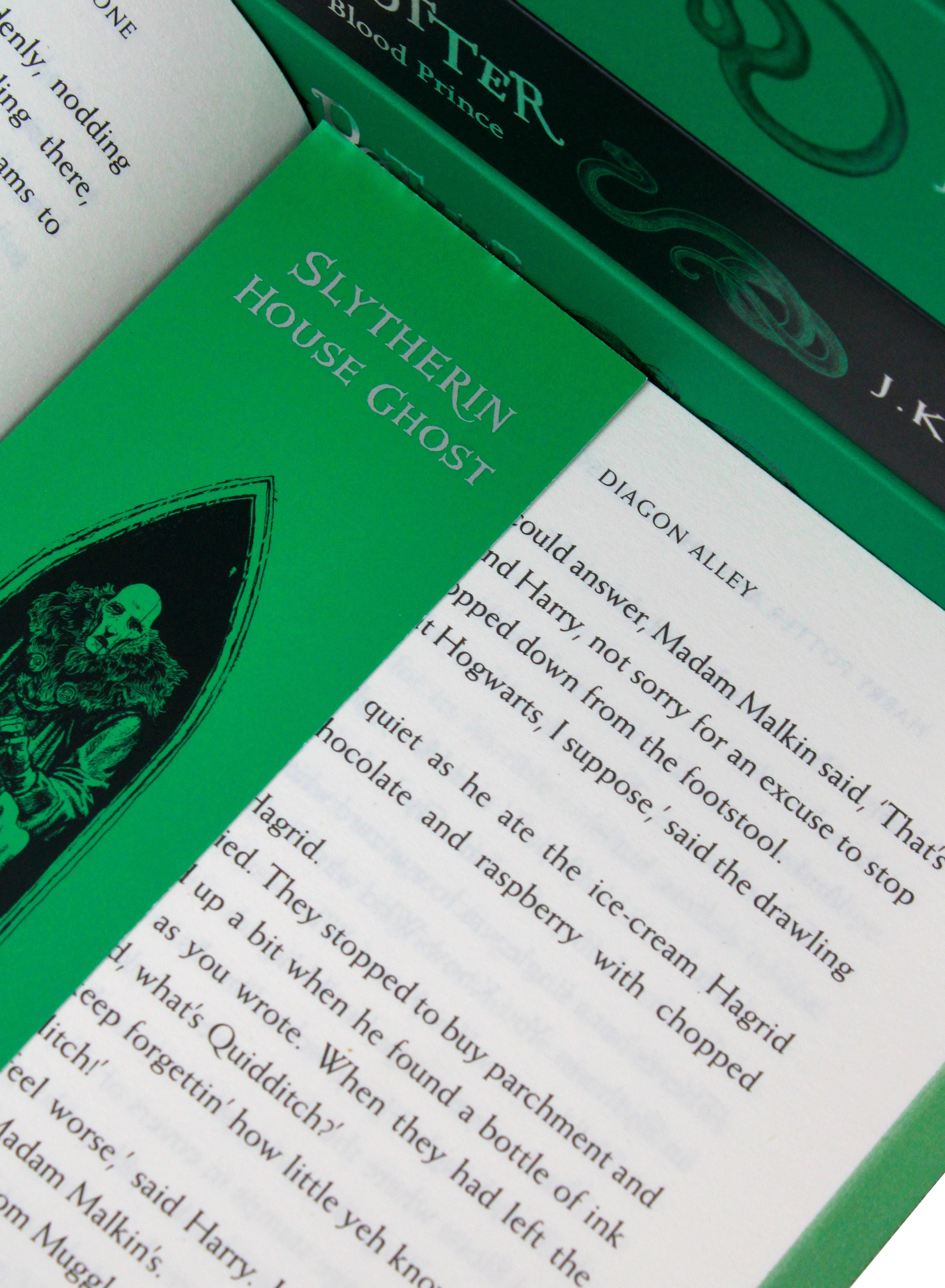 Harry Potter Slytherin House Editions Paperback Set: J.K. Rowling - 7 books Set (No Box)