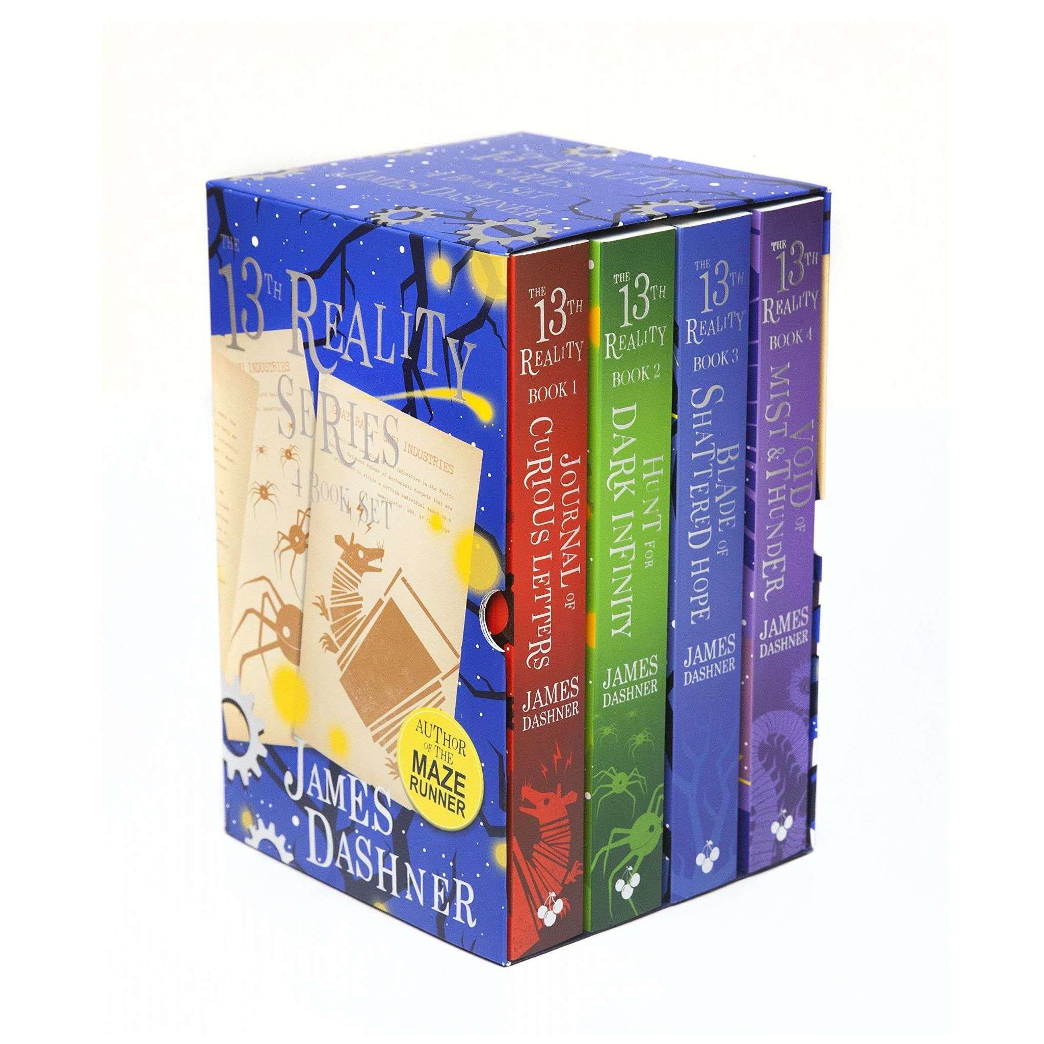 The 13th Reality Complete 4 Books Collection Box Set by James Dashner Fantasy Adventure Series for Children Young Readers Middle Grade Fiction Stories