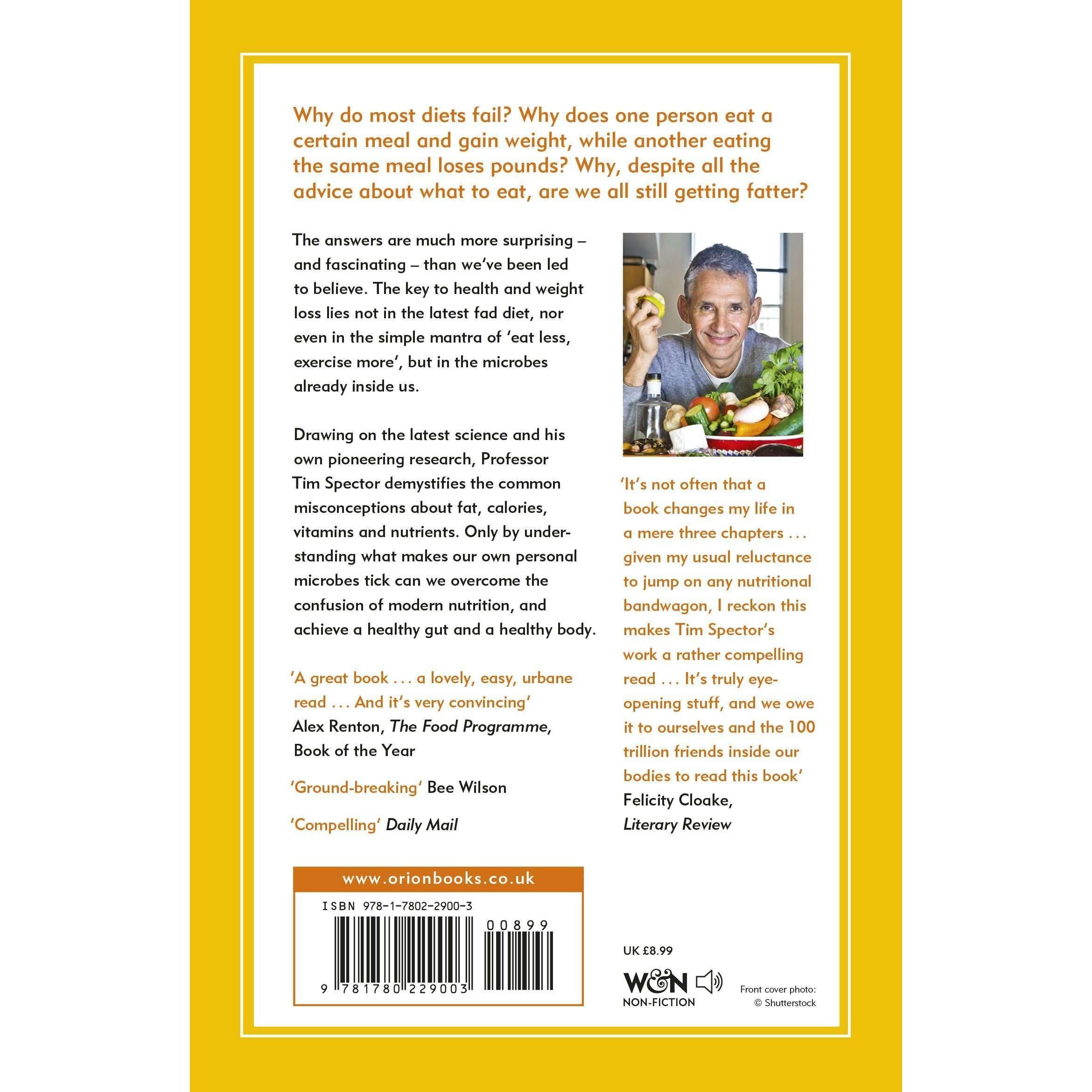 The Diet Myth Book: The Real Science Behind What We Eat by Tim Spector | Evidence-Based Guide to Nutrition, Health, Wellness & Dietary Choices