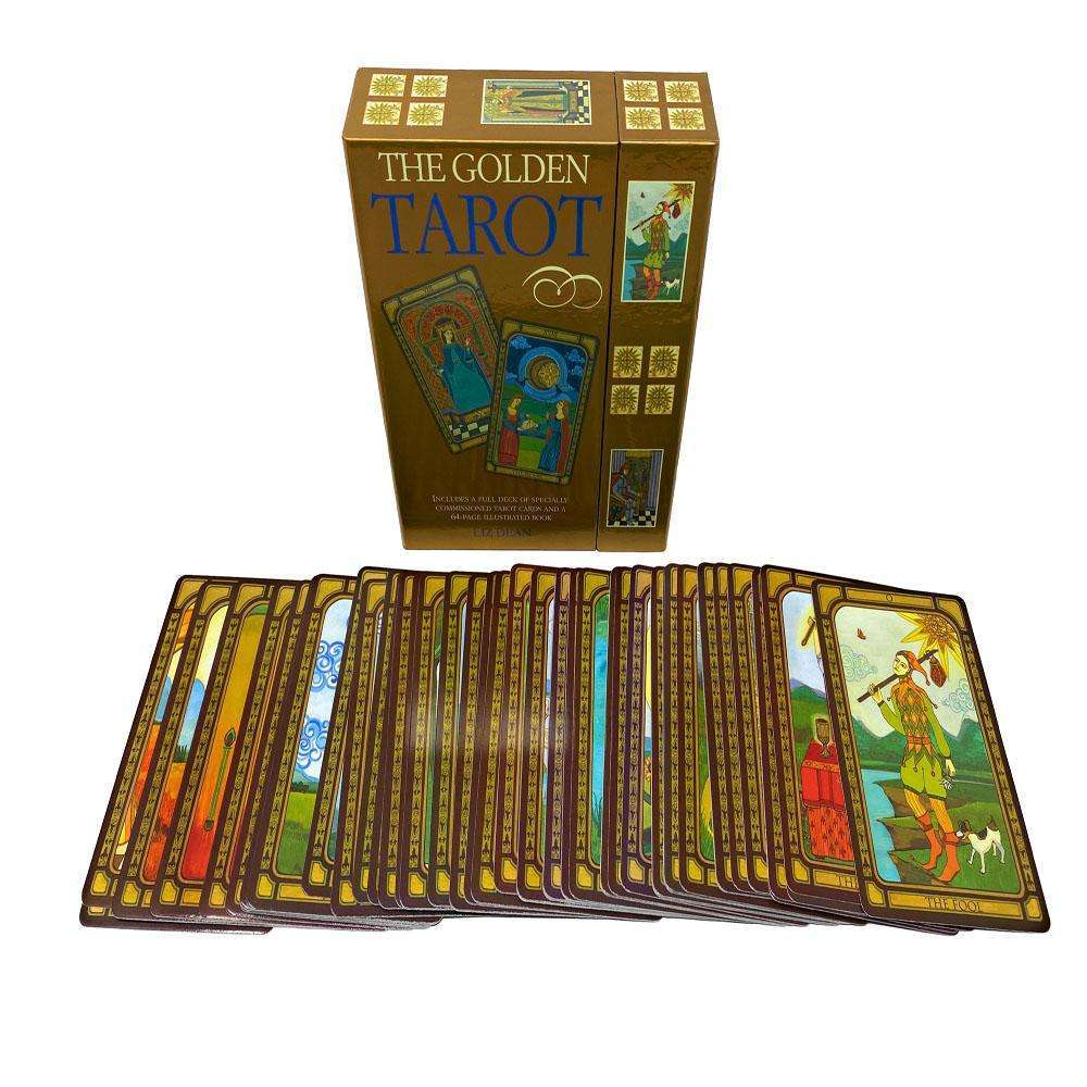 The Golden Tarot Deck: Cards Collection Box Set | Mindfulness, Spirituality, & Intuitive Guidance for Healing, Meditation & Personal Growth