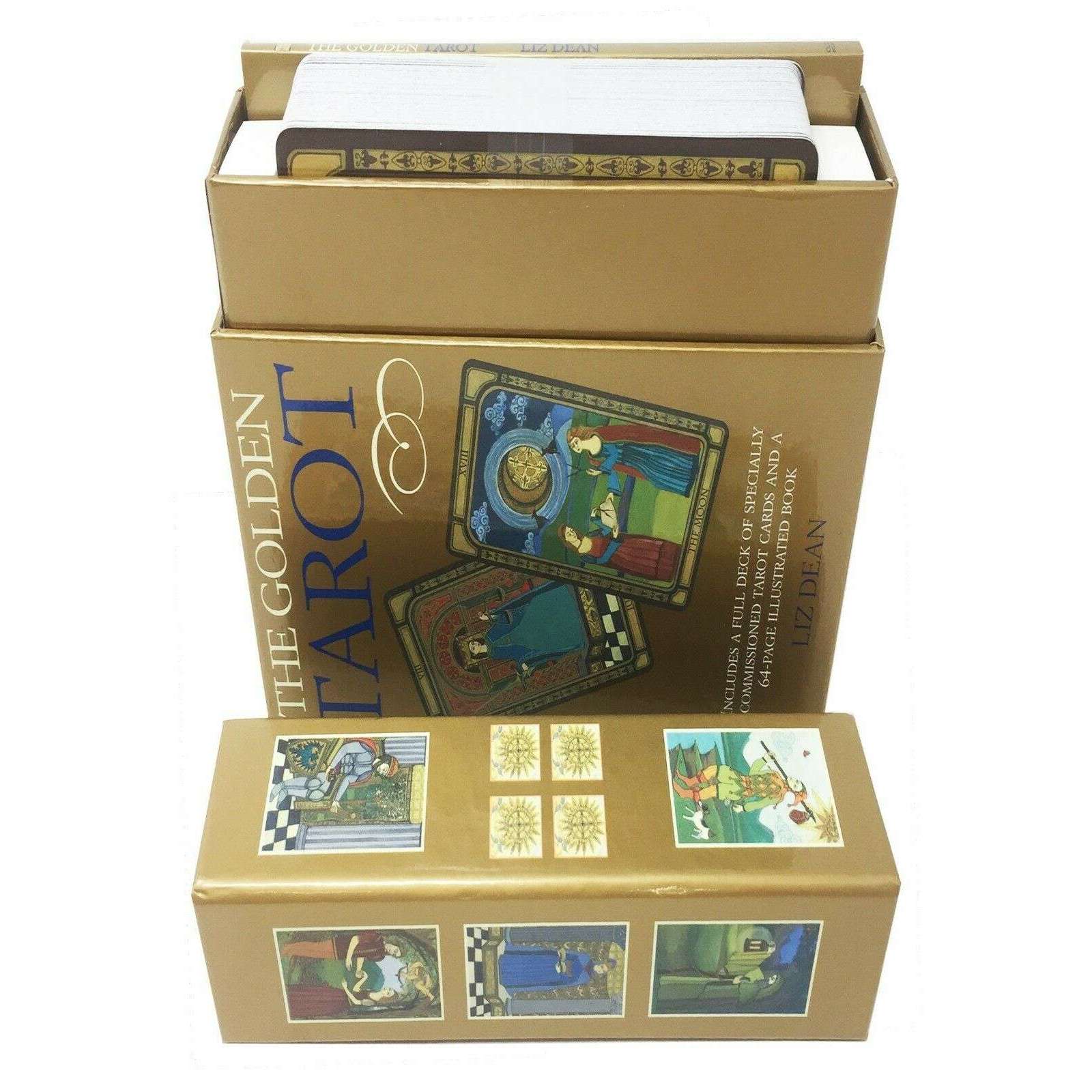 The Golden Tarot Deck: Cards Collection Box Set | Mindfulness, Spirituality, & Intuitive Guidance for Healing, Meditation & Personal Growth