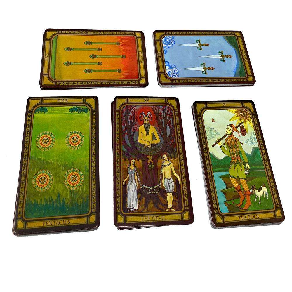 The Golden Tarot Deck: Cards Collection Box Set | Mindfulness, Spirituality, & Intuitive Guidance for Healing, Meditation & Personal Growth