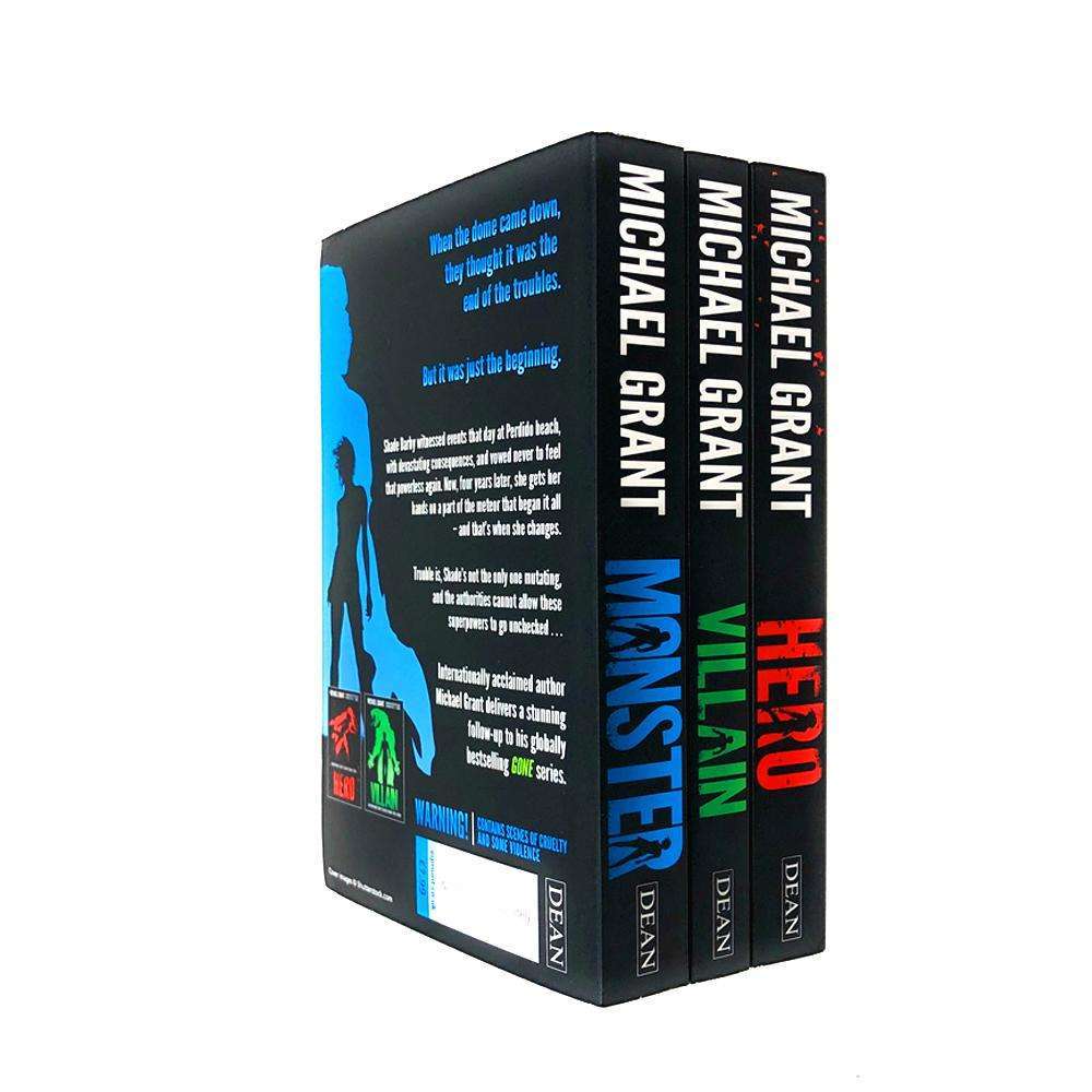 The Monster Series 3 Book Set by Michael Grant – Includes Monster, Villain & Hero | Action-Packed Fantasy Adventure for Young Adults & Teen Readers
