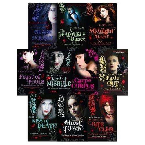 The Morganville Vampires 10 Books Set Series (1 - 2) Bite Club, Ghost Town...etc Rachel Caine