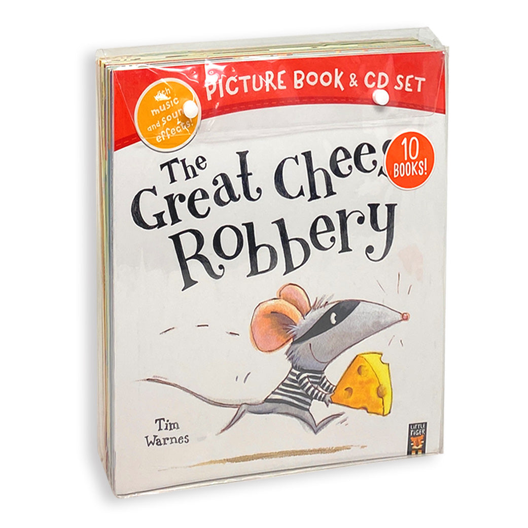 The Great Cheese Robbery 10 Picture Books & Audio CDs Set | Fun Children's Stories for Ages 3β7 β Animals, Humor, Learning & Interactive Reading