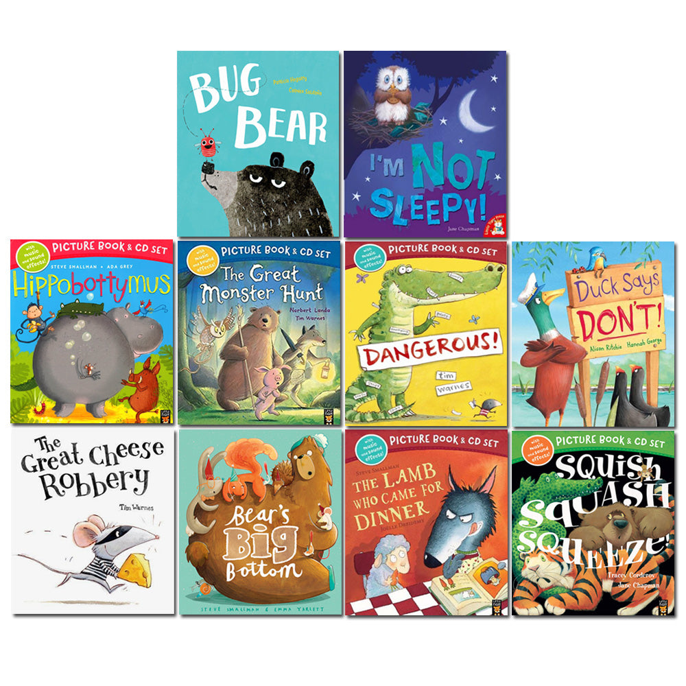 The Great Cheese Robbery 10 Picture Books & Audio CDs Set | Fun Children's Stories for Ages 3–7 – Animals, Humor, Learning & Interactive Reading