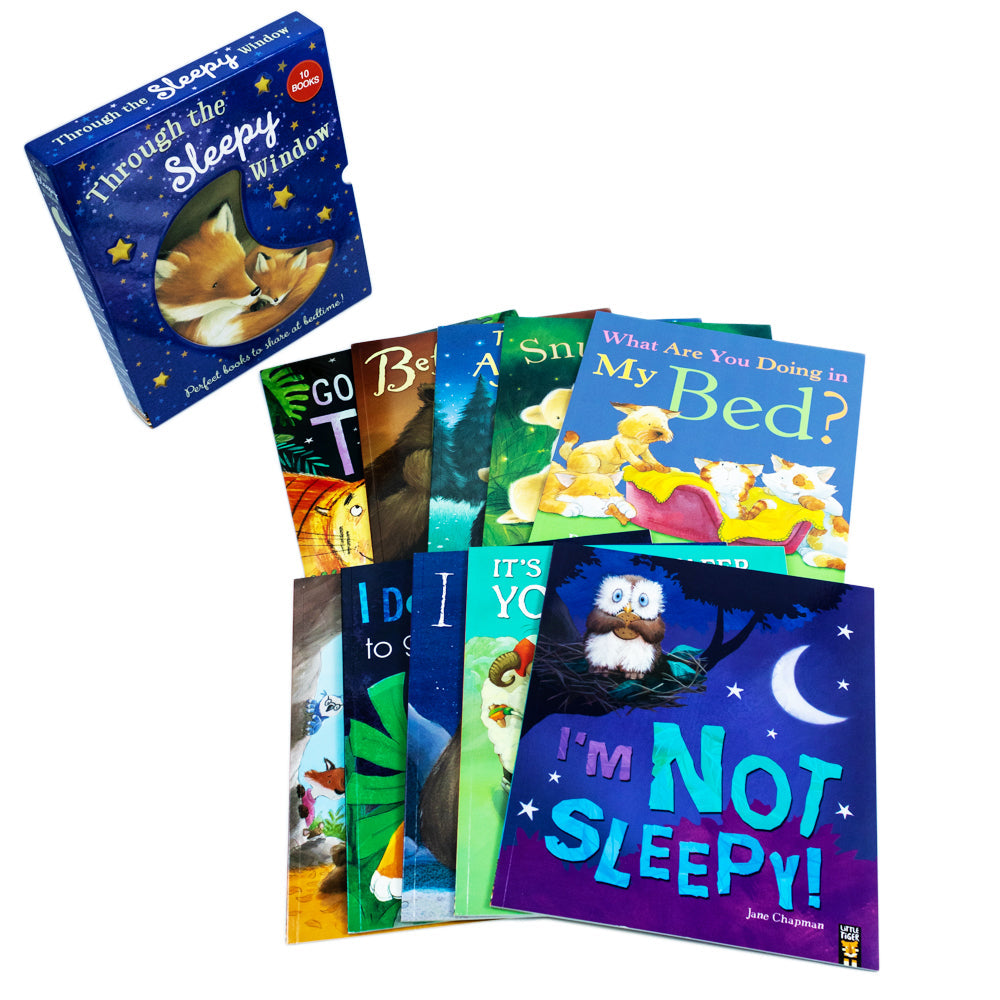 Through The Sleepy Window 10 Book Set | Bedtime Stories Collection for Kids Ages 3-8 | Includes Goodnight Tiger | Fun & Imaginative Reads