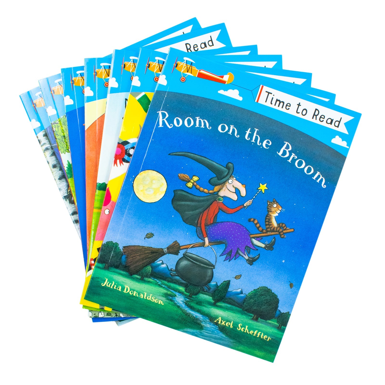 The Gruffalo, Julia Donaldson Time To Read 7 Books Illustrated Collection, Room on the Broom, Perfect for 4+ Year Olds, Engaging Early Readers