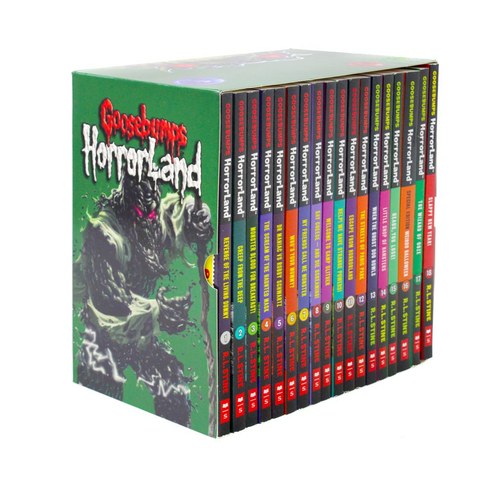 Goosebumps HorrorLand 18-Book Box Set by R.L. Stine | Scary Stories Collection for Kids – Chilling Fiction, Children's Horror Series by Scholastic