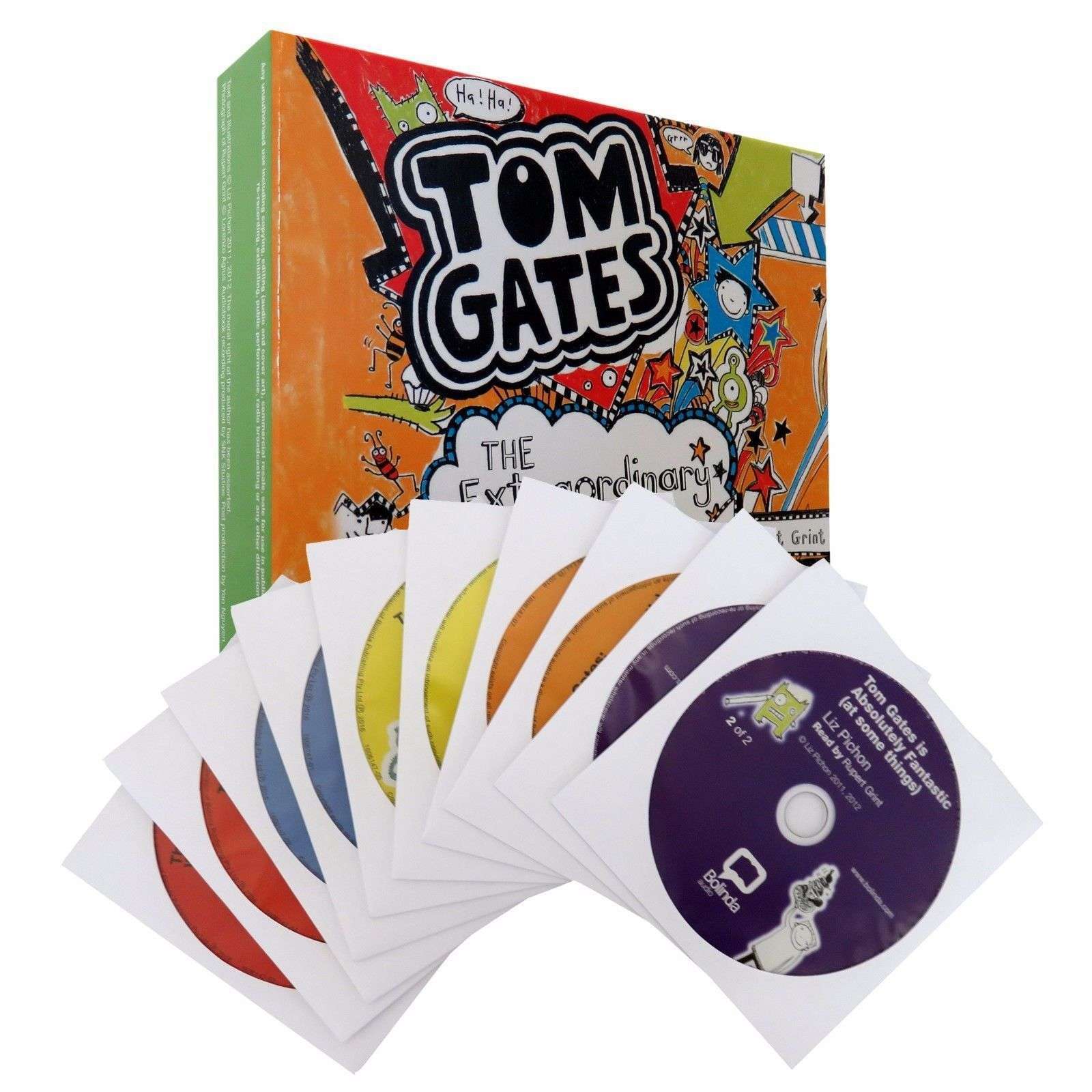 Tom Gates: The Extraordinary Audio Collection – 10 CDs with 5 Fun-Filled Stories by Liz Pichon | Kids' Fiction, Adventure & Entertainment for 8+ years