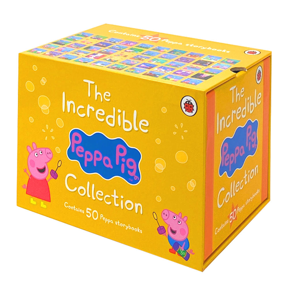 The Incredible Peppa Pig Collection 50 Children's Books Box Set– Fun & Educational Picture Books by Ladybird | Storytime & Reading for Kids & Toddlers
