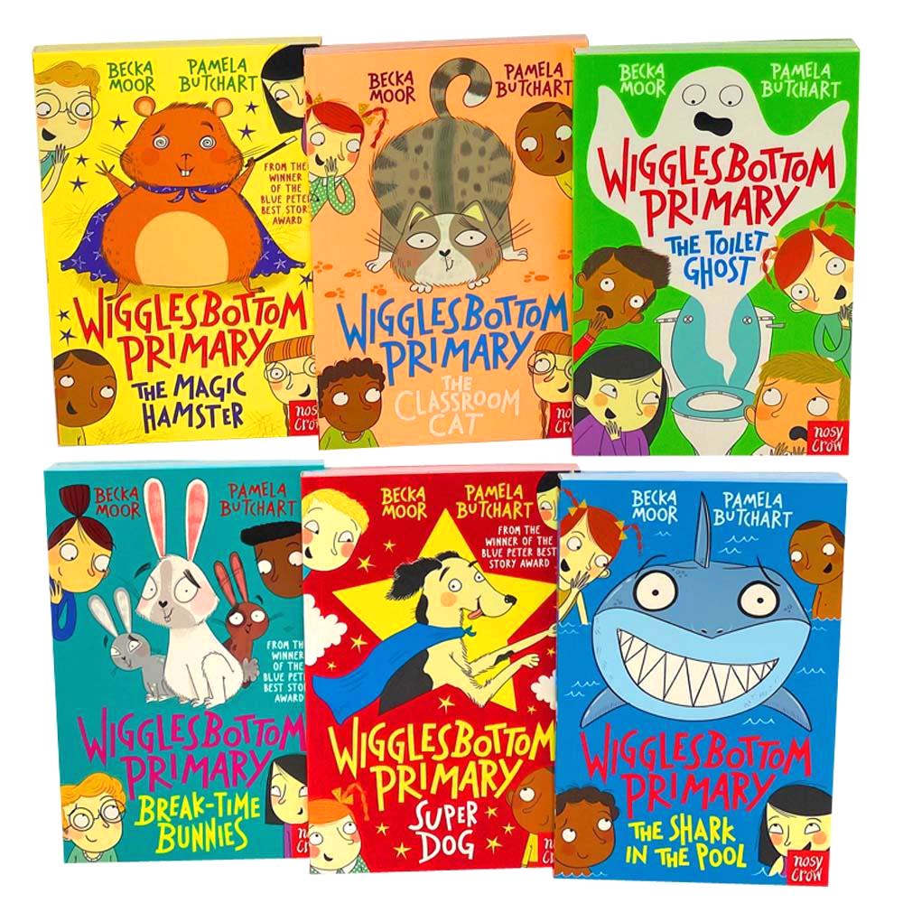 Wigglesbottom Primary Series by Pamela Butchart– 6 Paperback Book Collection Set | Fun & Hilarious Children's Fiction for 6+ years & School Adventures