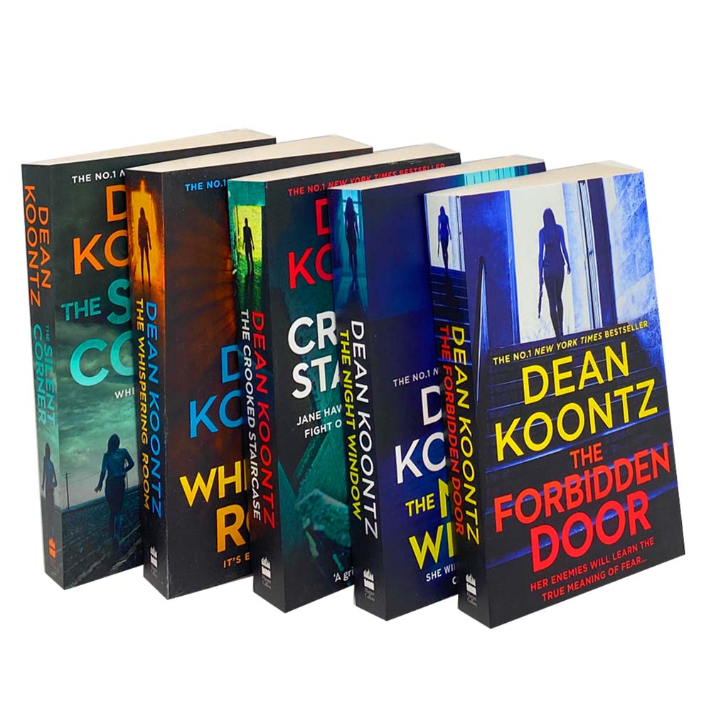 Jane Hawk Thriller 5 Book Collection by Dean Koontz | Gripping Mystery, Psychological Suspense, Action-Packed Crime & Conspiracy Thriller Series