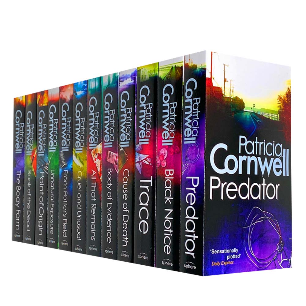 Patricia Cornwell Kay Scarpetta Series – 12-Book Collection Set | Bestselling Crime, Mystery, Thriller, Suspense & Detective Fiction Novels