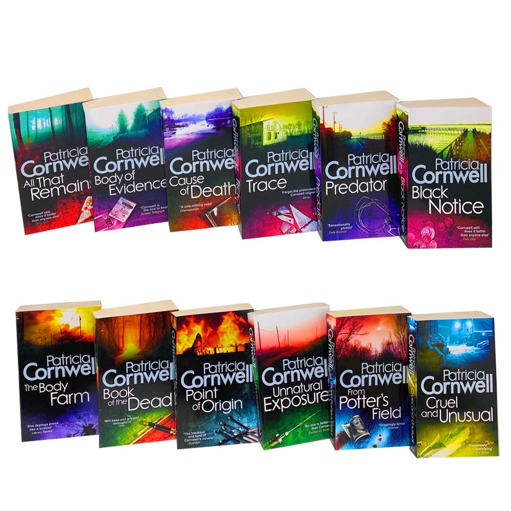 Patricia Cornwell Kay Scarpetta Series – 12-Book Collection Set | Bestselling Crime, Mystery, Thriller, Suspense & Detective Fiction Novels